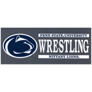 vinyl decal Penn State University Wrestling with Athletic Logo